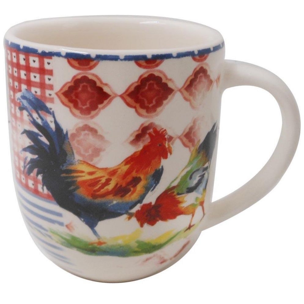 Taza Rooster Vintage Home