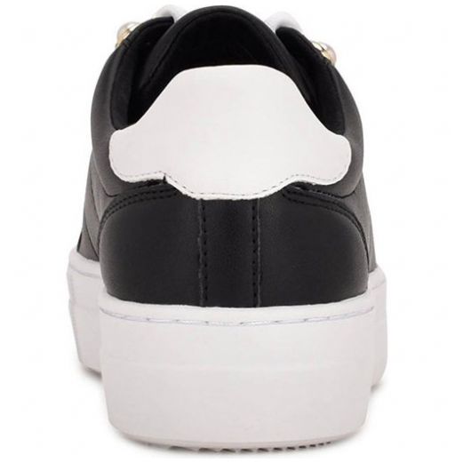 Tenis Estampado Liso Negro Nine West