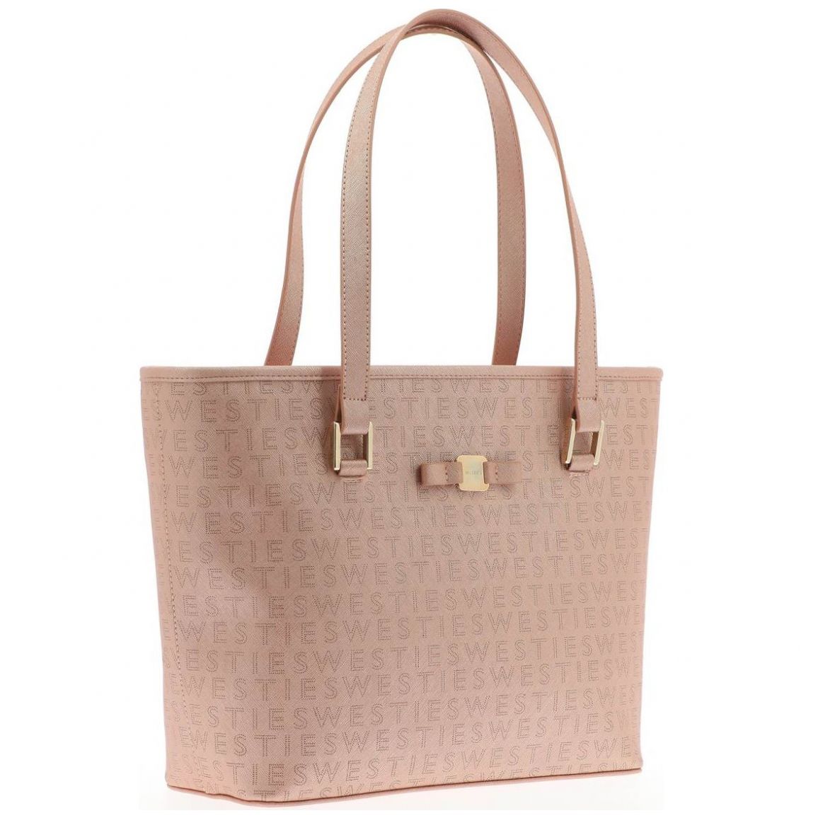 Bolsa Cobre Tipo Tote con Estampados Westies