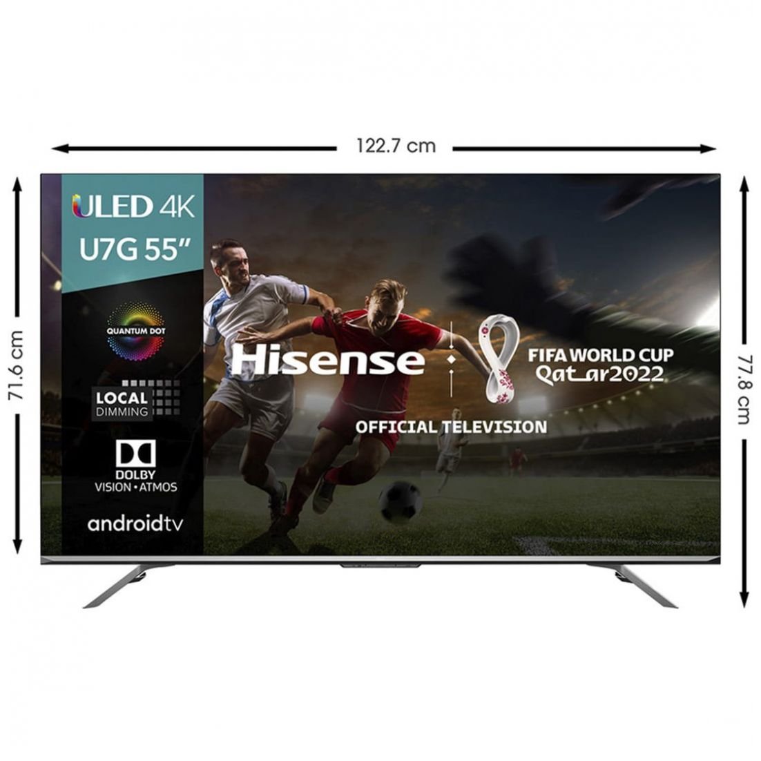 Pantalla Hisense 55 pulgadas U8G ULED Android TV a precio de socio