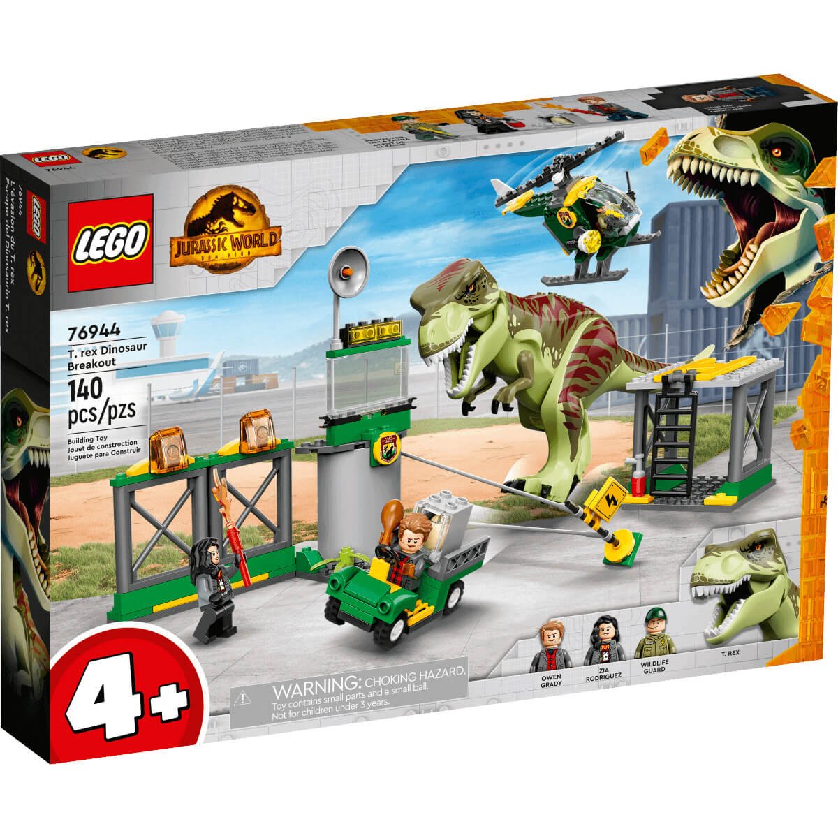 Escape Del Dinosaurio T. Rex Lego Jurassic World