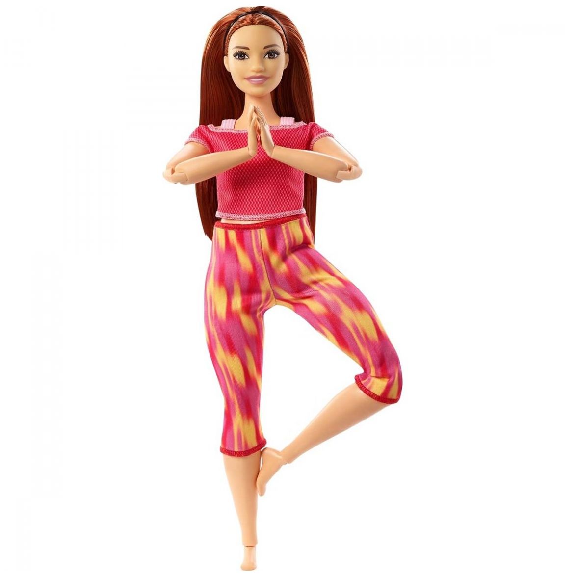 Barbie Fashion & Beauty Muñeca Día de Yoga Rojo