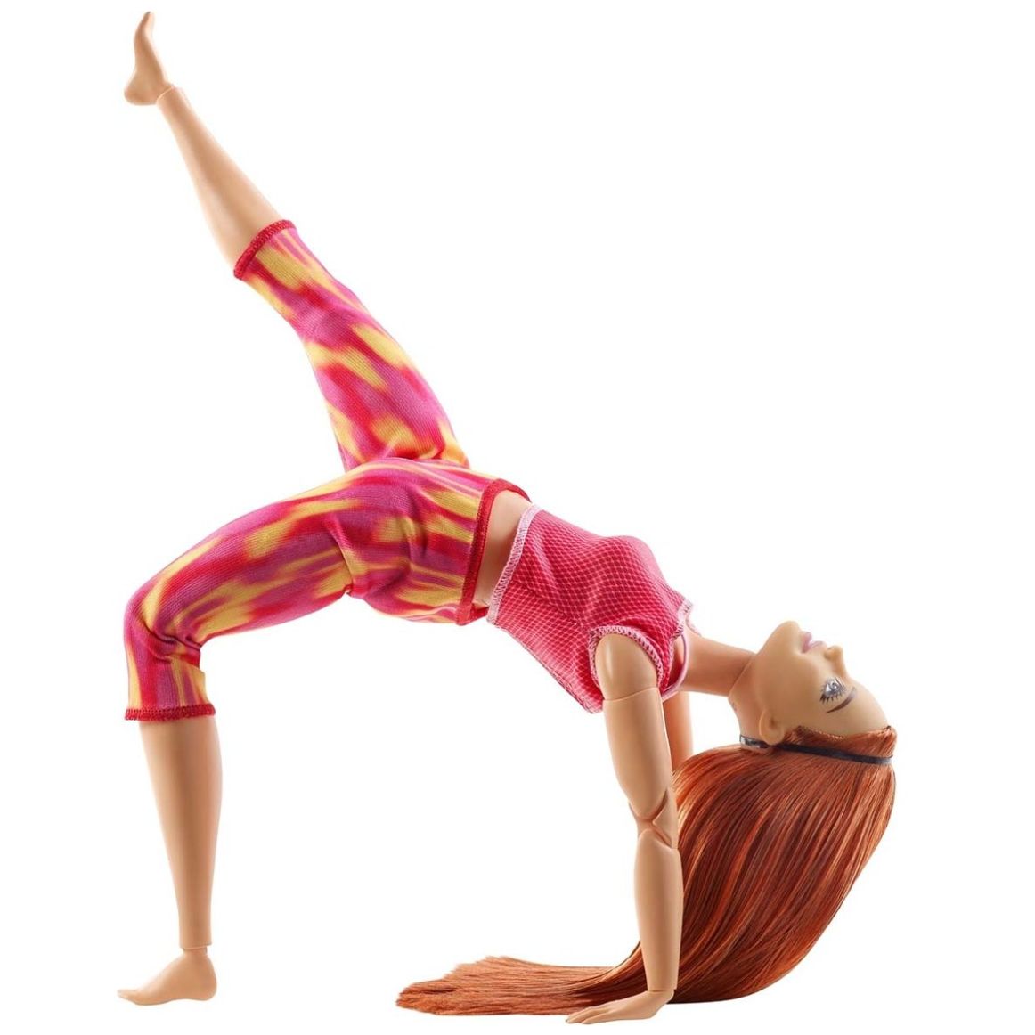 Barbie Fashion & Beauty Muñeca Día de Yoga Rojo