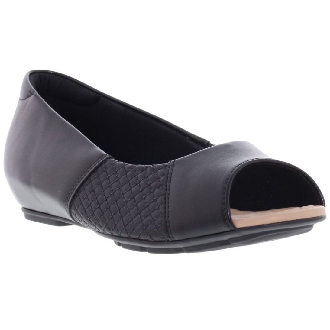 Zapato con Boca de Pescado Negro Modare