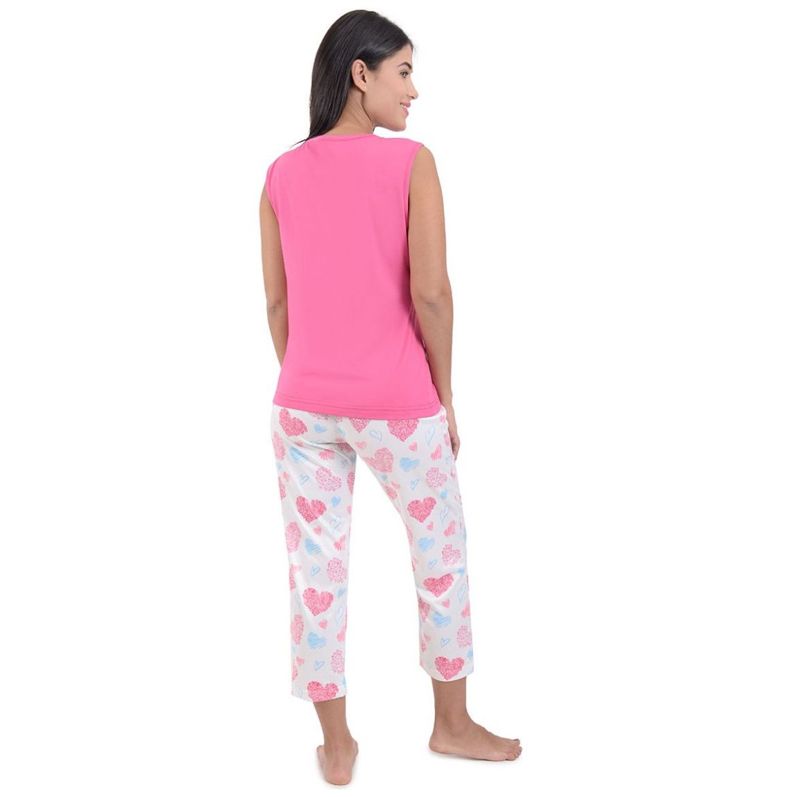 Pijama Playera Sin Mangas Chiffon-Capri Brush Mia Intima