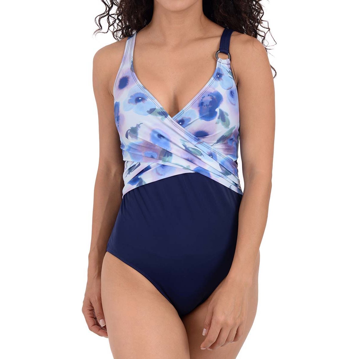 Traje de Baño Maillot Estampado Solosol para Mujer