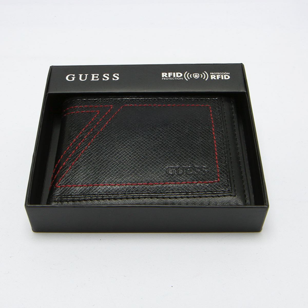 Billetera de Piel para Hombre con Protección Rfid Guess