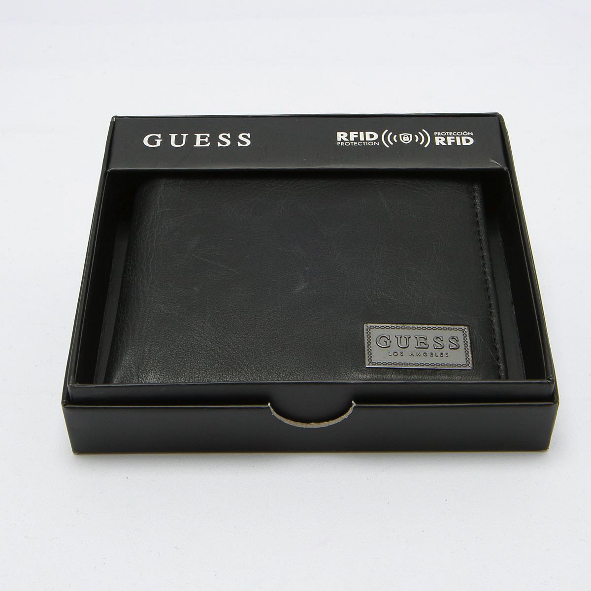Billetera de Piel para Hombre con Protección Rfid Guess