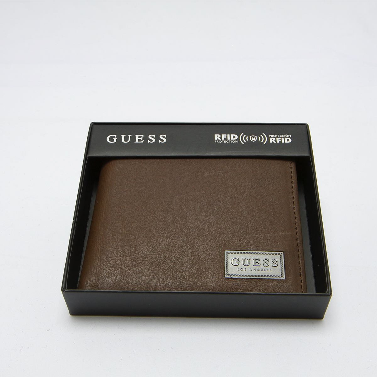 Billetera de Piel para Hombre con Protección Rfid Guess