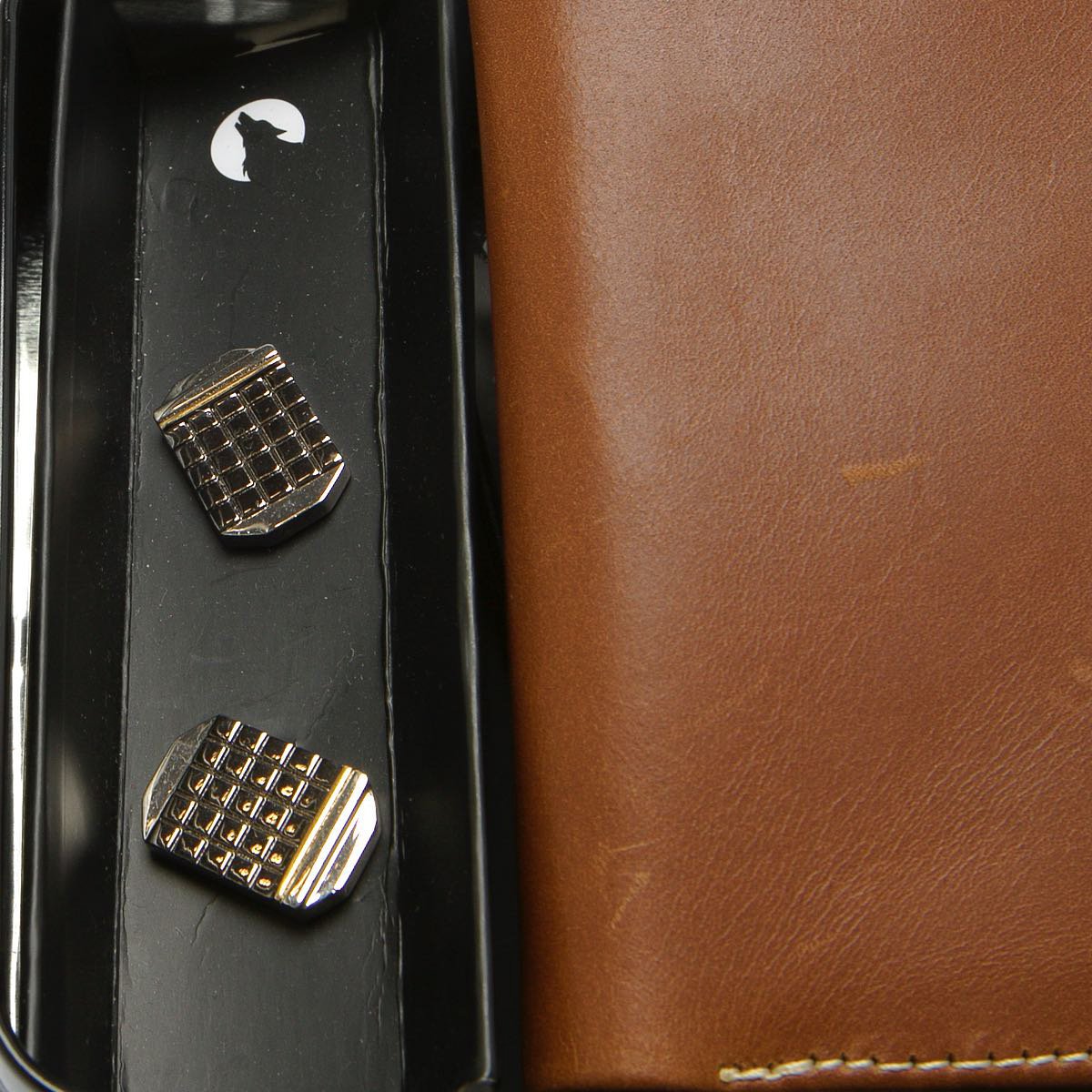 Billetera de Piel y Mancuernillas para Hombre Hickok
