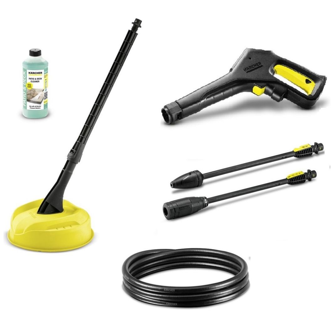 Lavadora Eléctrica 1700 Psi C/ Paro Automático C/ Kit P/ Hogar Karcher