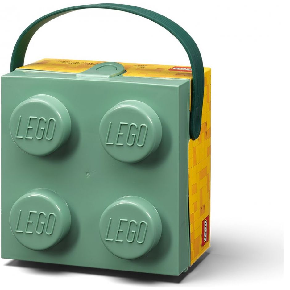 Lego Lonchera con Asa Verde