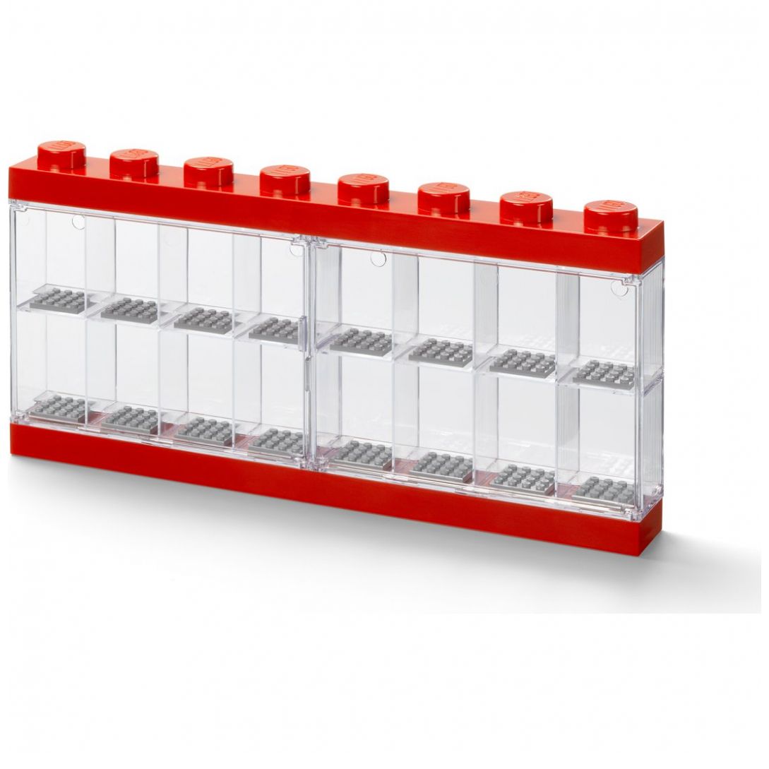 Lego Display Case 16 Minifigure Rojo