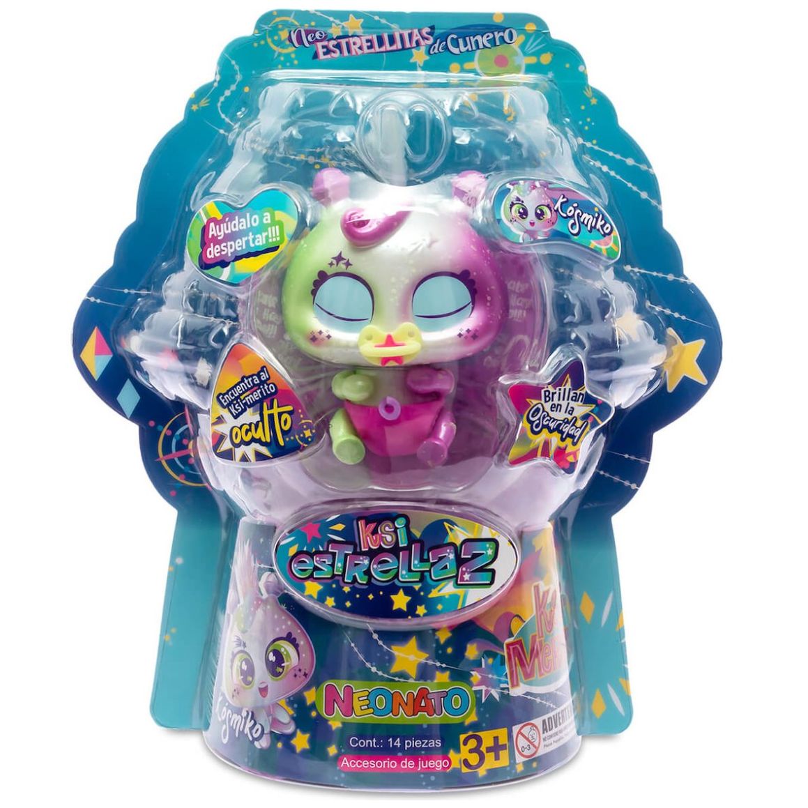 Muñeco Ksi - Merito Bebe Kosmiko Estrella2 Distroller