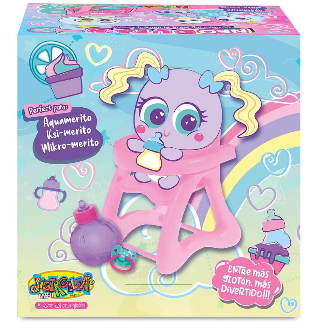 Ksi - Merito Silla para Comer con Accesorios Distroller