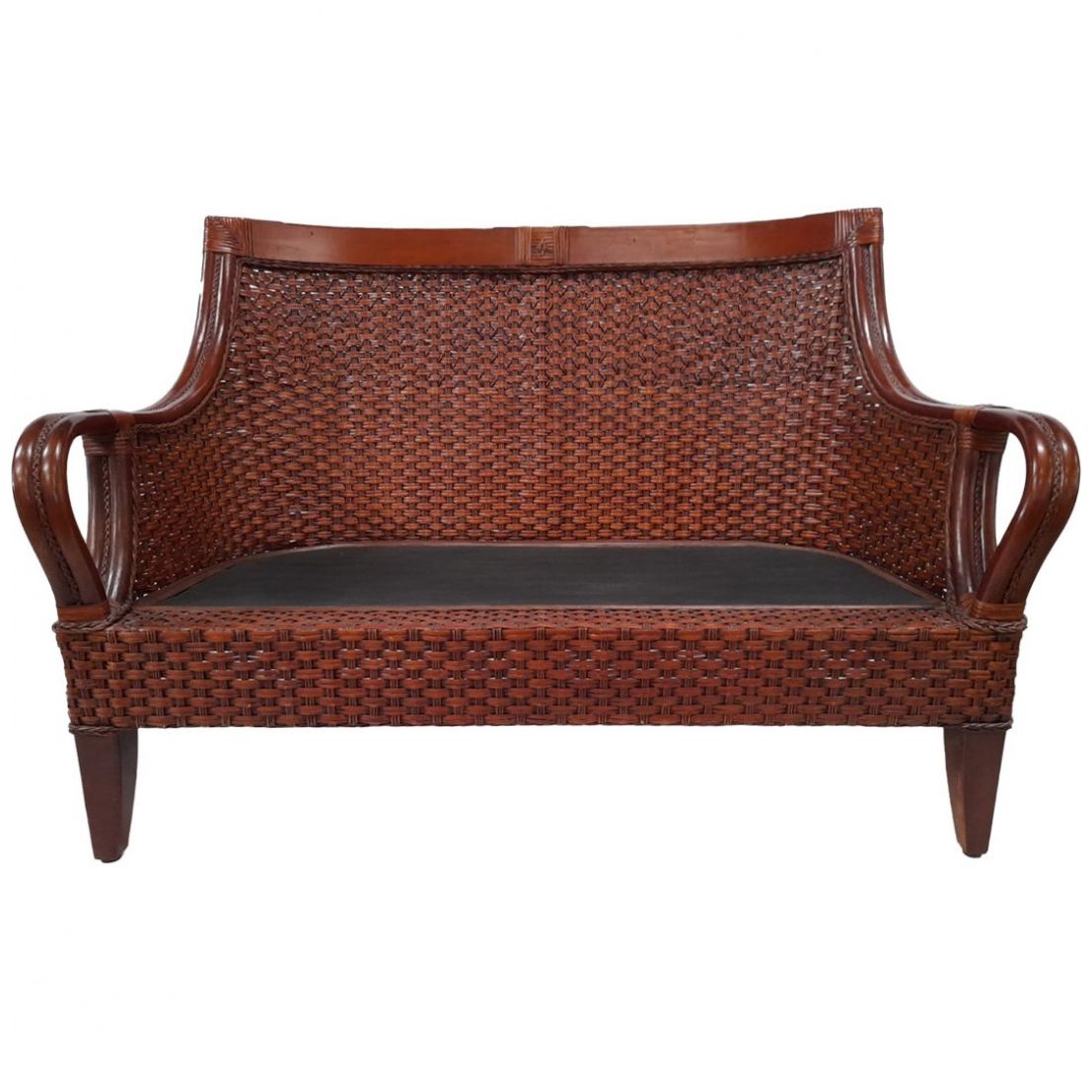 Temari Settee Brown Vintage Home