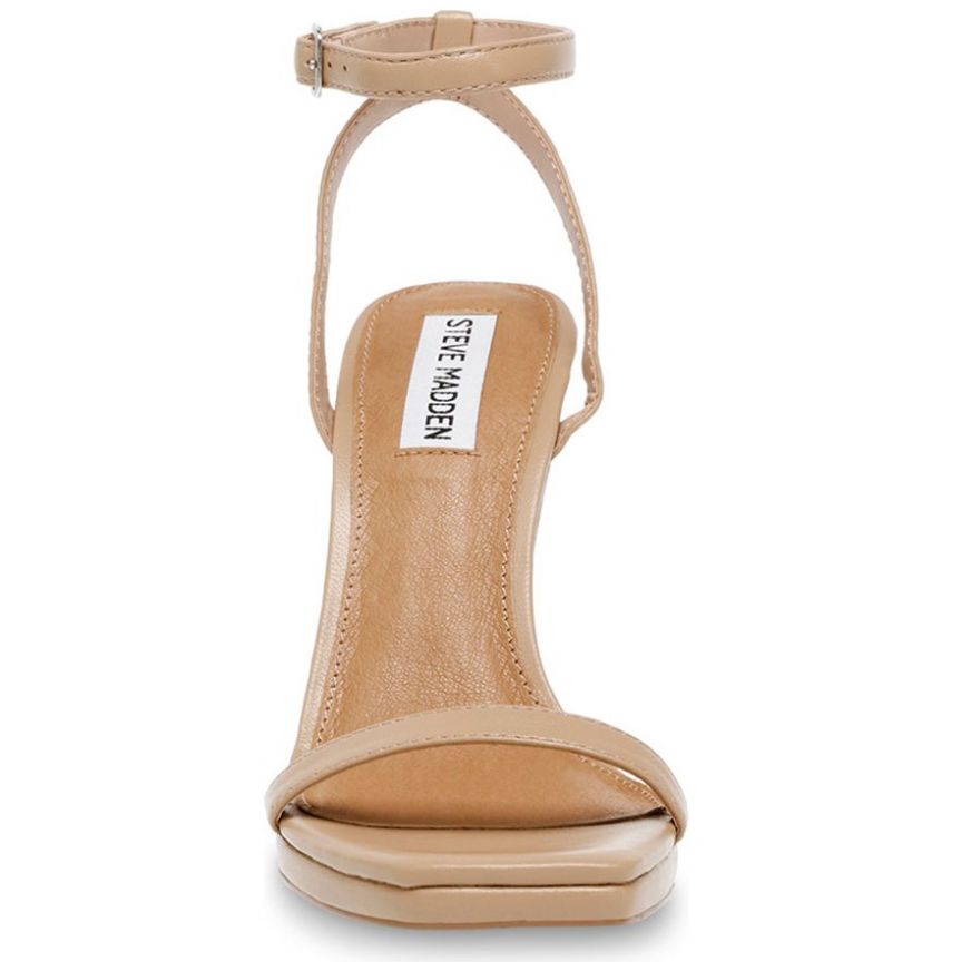 Sandalia con Tacón Y Pulsera Nude Lobos Steve Madden