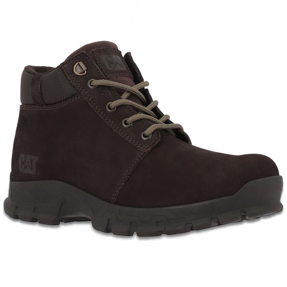 Bota Piel Café Caterpillar para Hombre