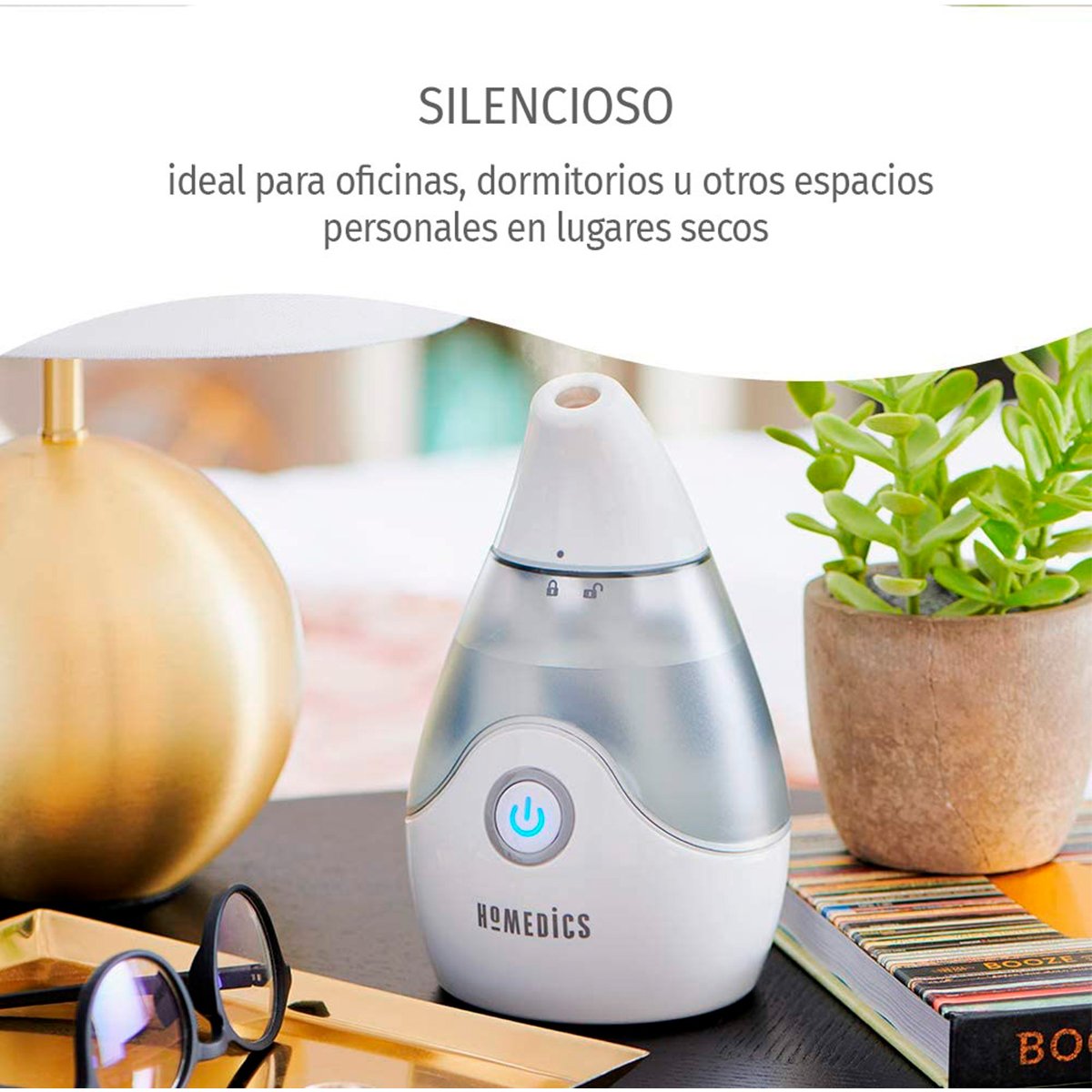 Humidificador de Aire Día/noche Homedics