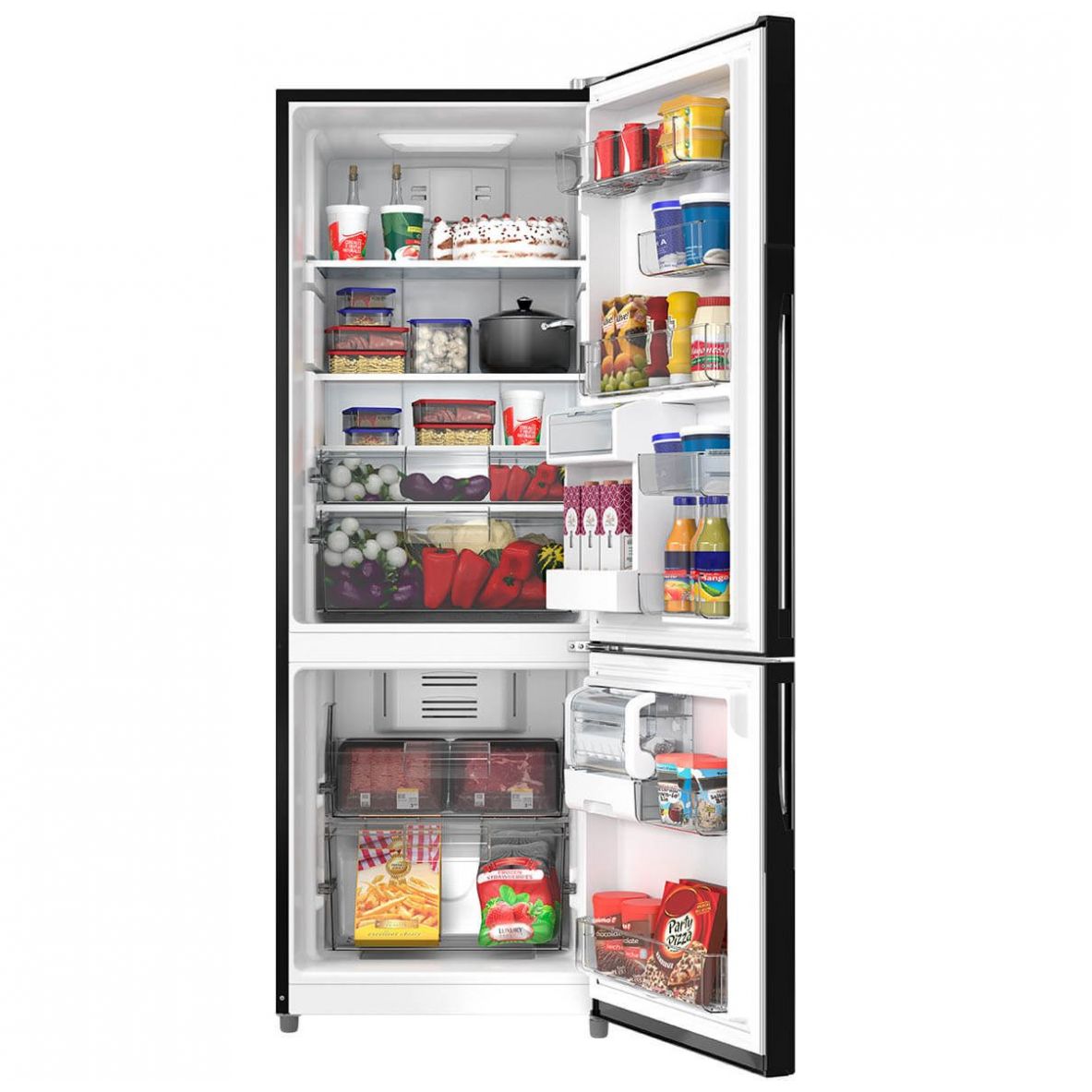 Refrigerador Mabe Congelador Inferior 15 Ft Rmb400Imrp0 Negro