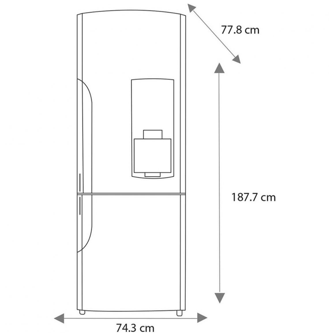 Refrigerador Mabe Congelador Inferior 15 Ft Rmb400Imrp0 Negro