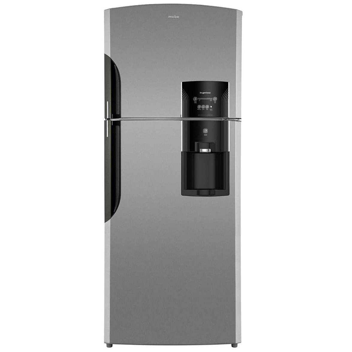 Refrigerador Mabe Congelador Superior 15 Pies Rms400Ibmrx0 Acero