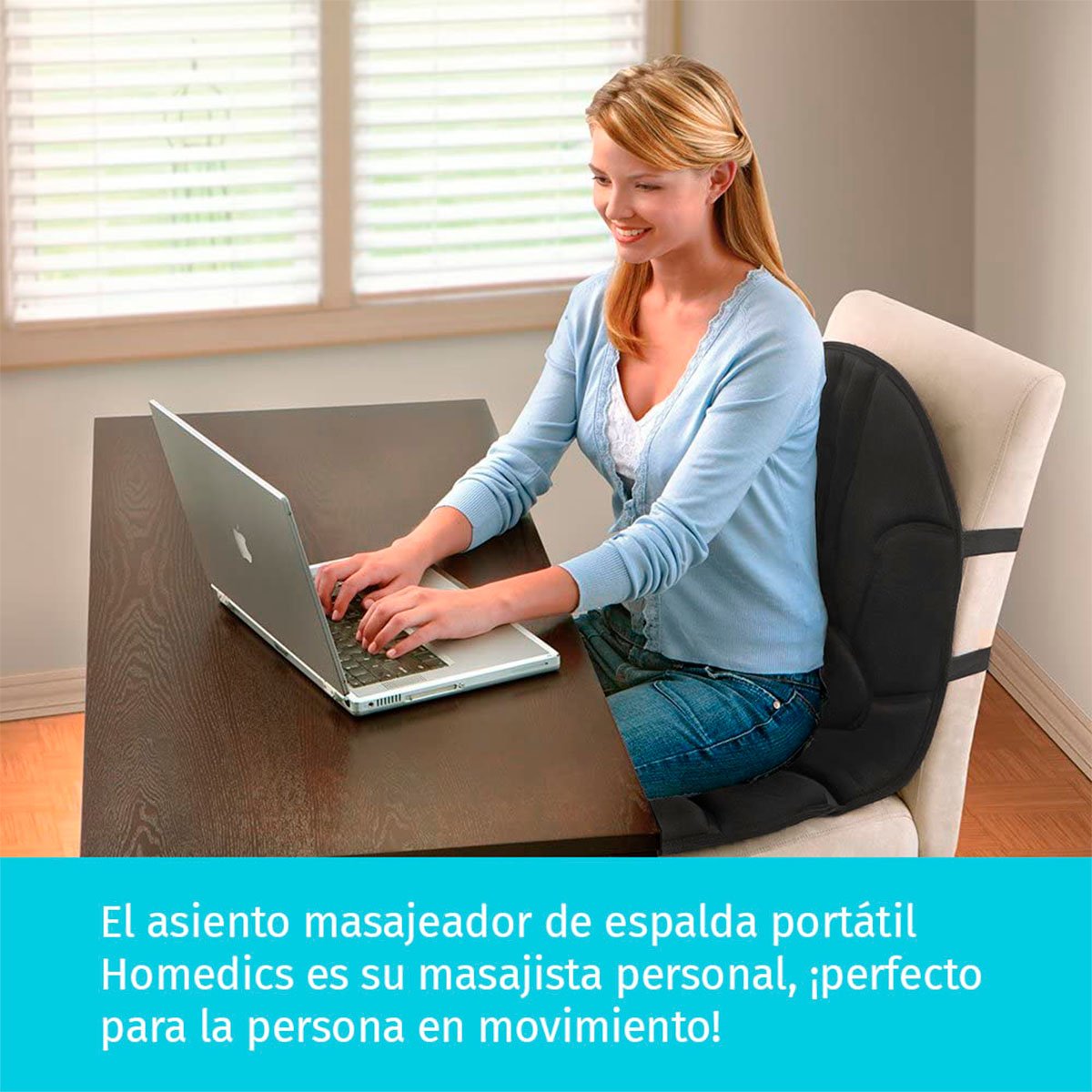 Masajeador de Espalda Vibración Homedics