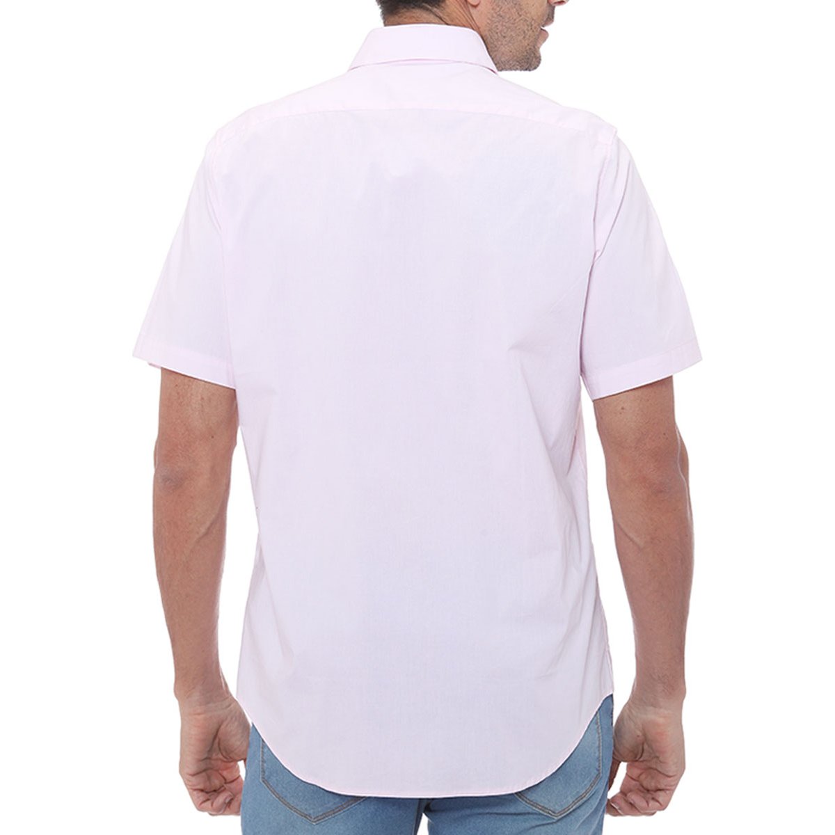 Camisa Rosa Manga Corta J Opus para Hombre