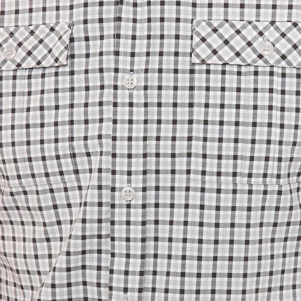 Camisa Travel Manga Larga Cuad Bol Dob Yugo Vtazion Fps 30 para Hombre