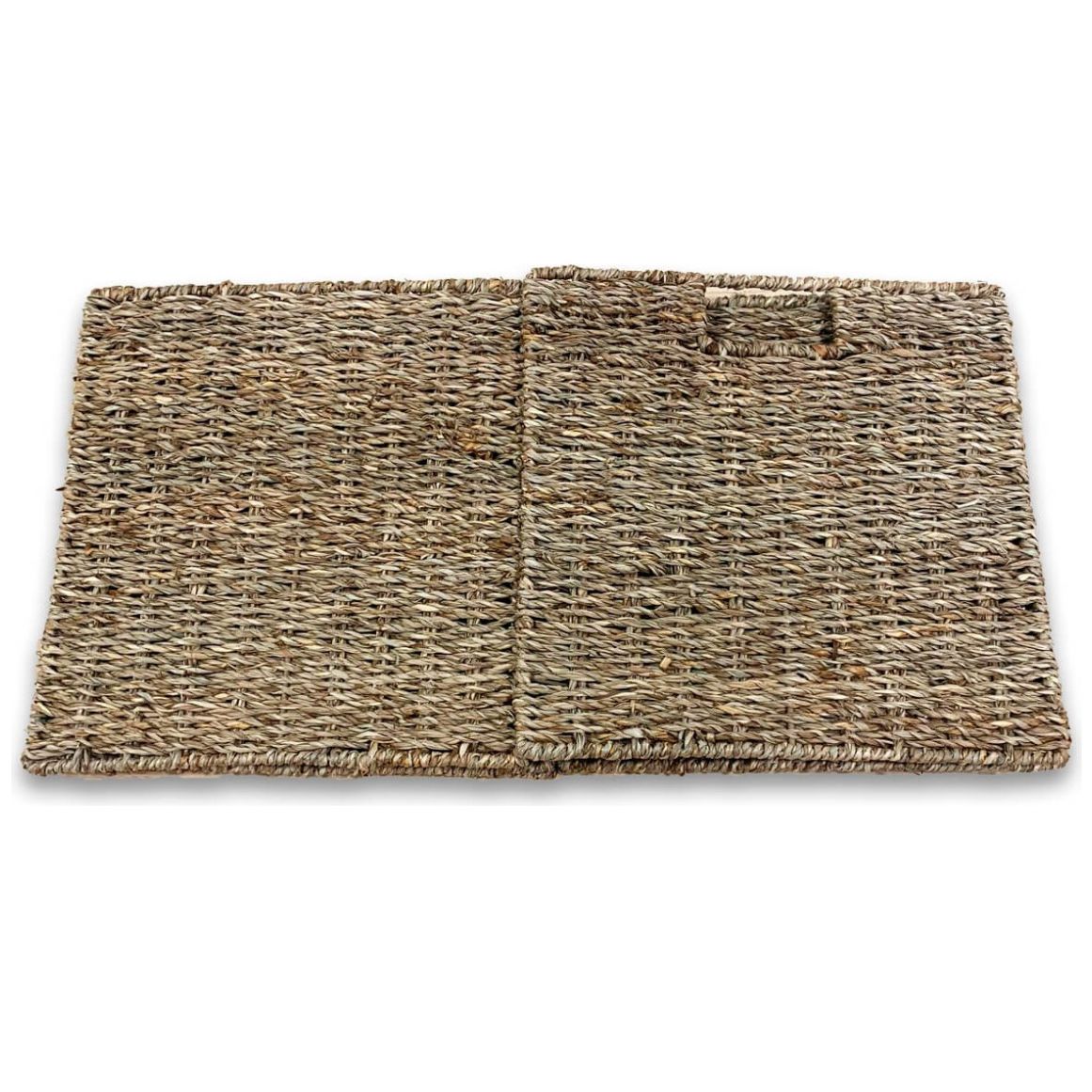 Home Nature Caja Organizadora Plegable Fibra Natural con Agarradera