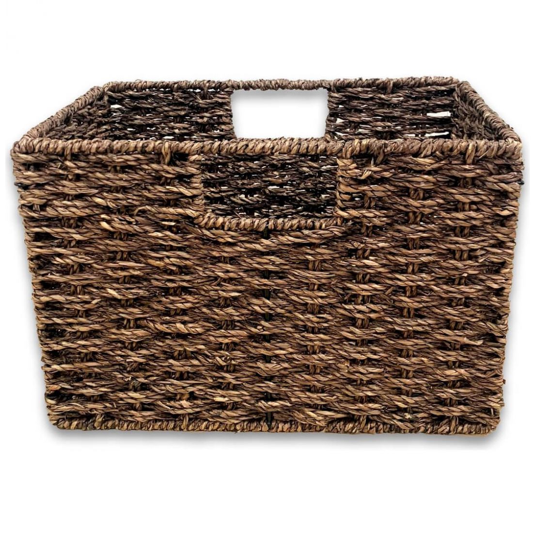 Home Nature Caja Organizadora Rectangular Plegable Fibra Natural