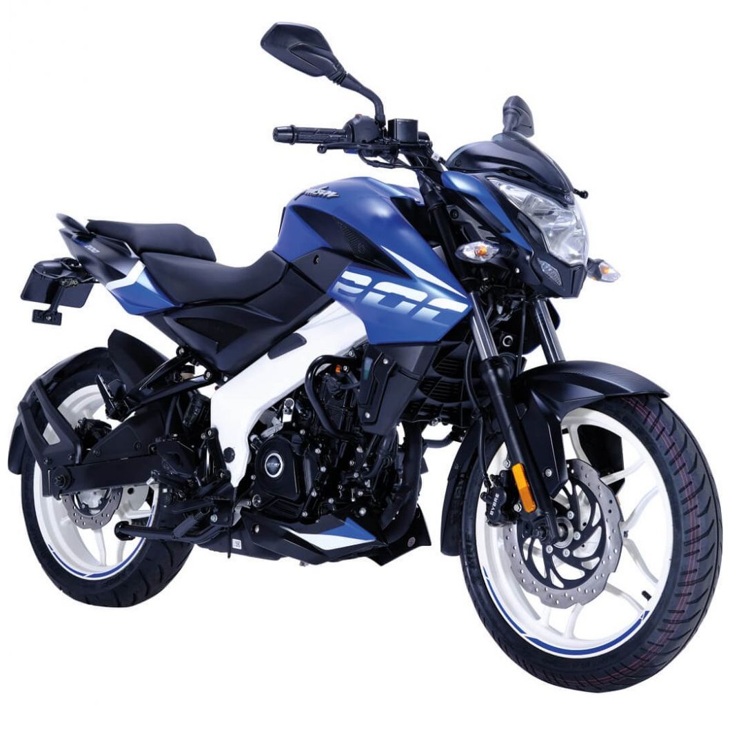 Motocicleta Azul Pulsar 200 Ns Bajaj