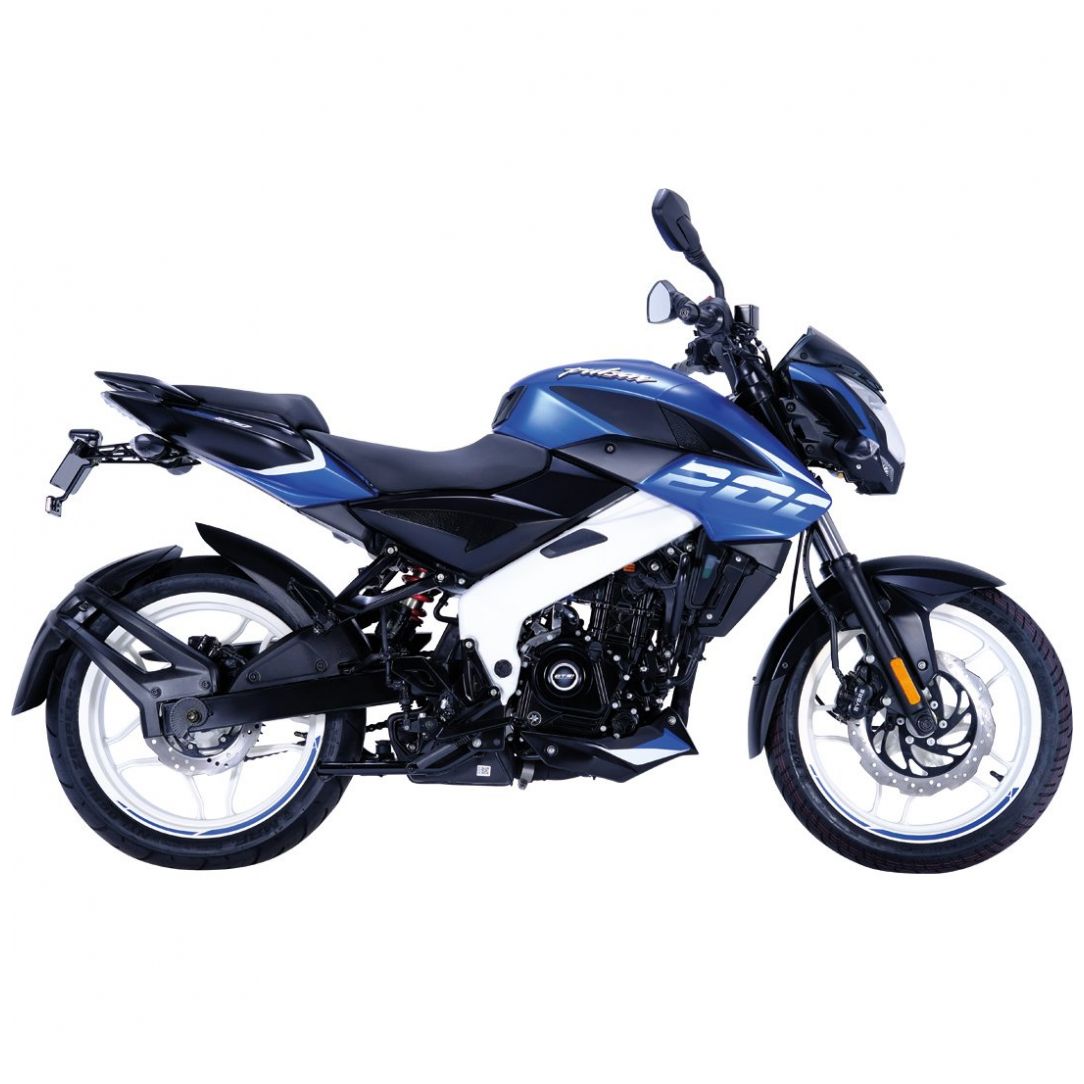 Motocicleta Azul Pulsar 200 Ns Bajaj