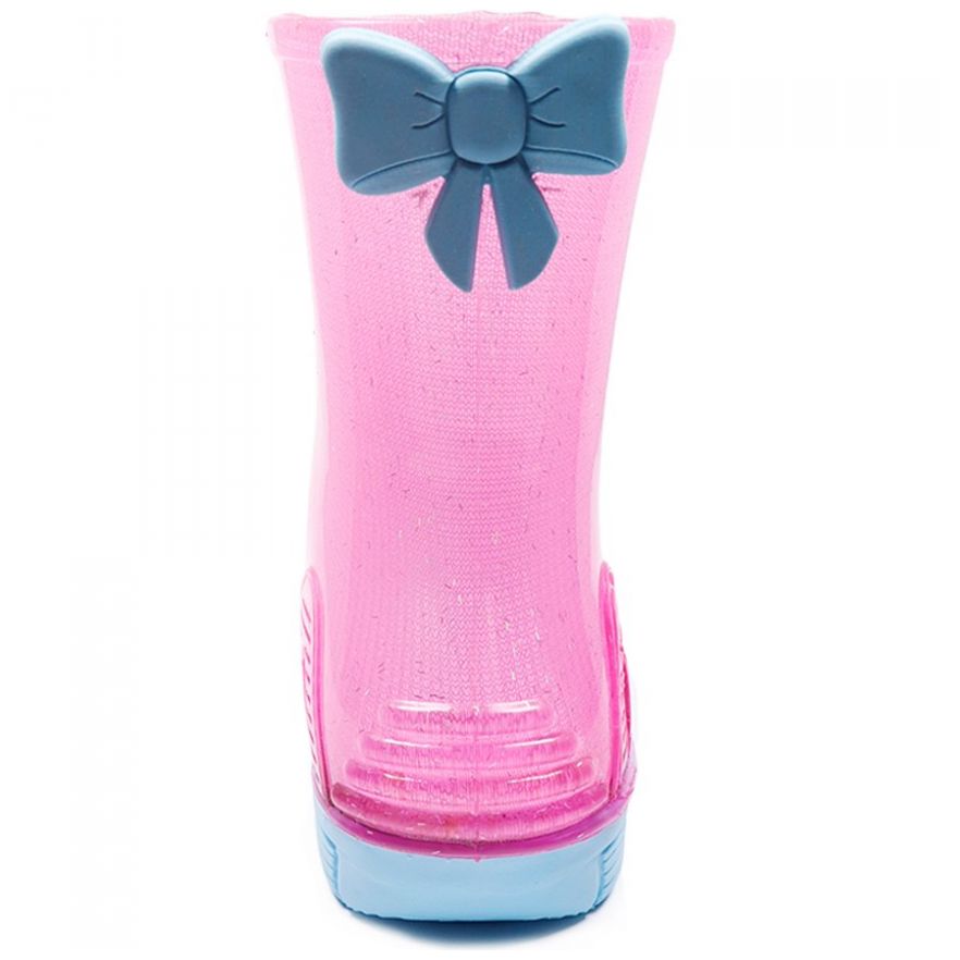 Bota Lluvia 15-21 Rosa Bubble Gummers para Niña