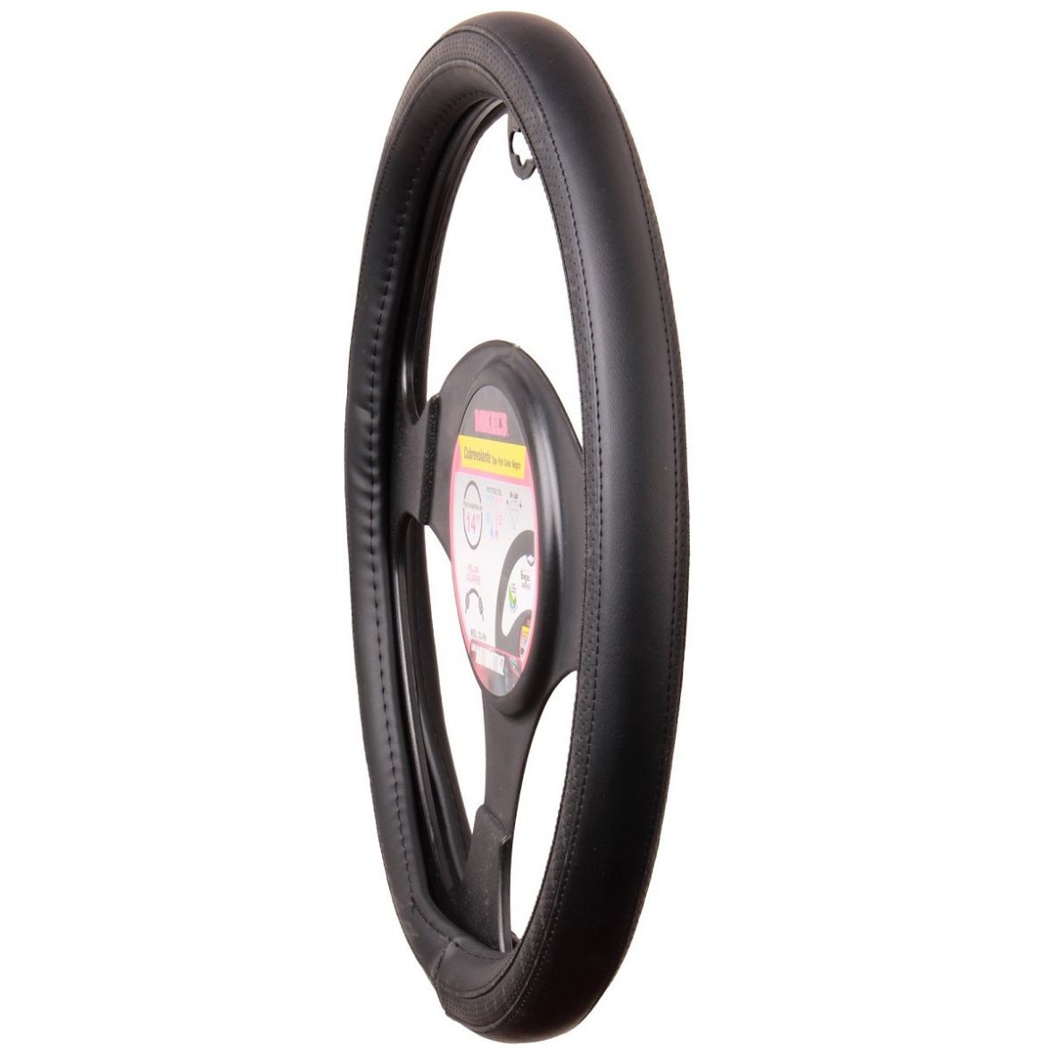 Cubre Volante Mikel´s de Piel Color Negro Cu-Pn