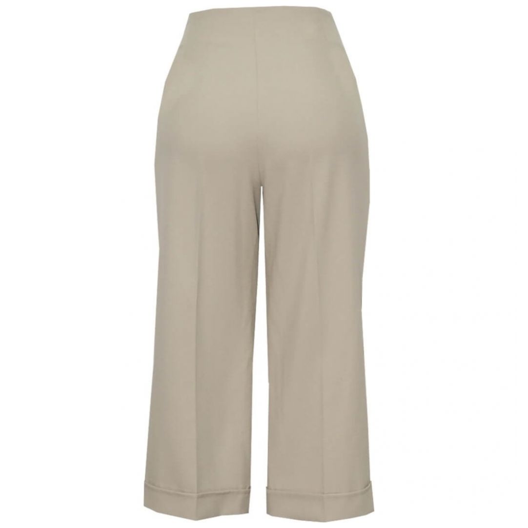 Pantalón Kitana Corte Recto Diseño Liso para Mujer Petite