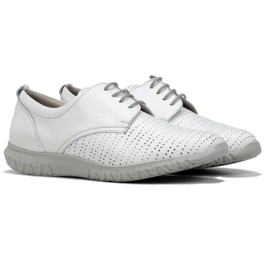 Zapato con Agujeta Blanco Dorking