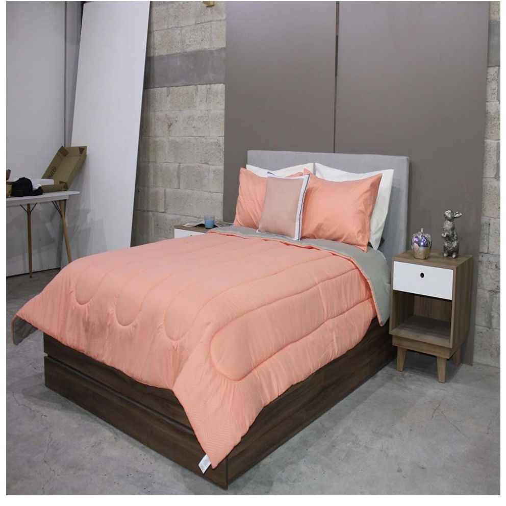 Paquete para Cama Peach  Habbana Home - Matrimonial