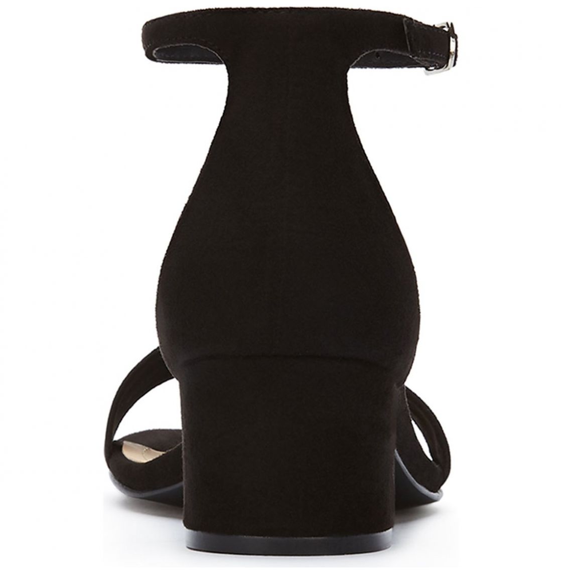 Sandalia Tacón Cuadrado Negro Andrea