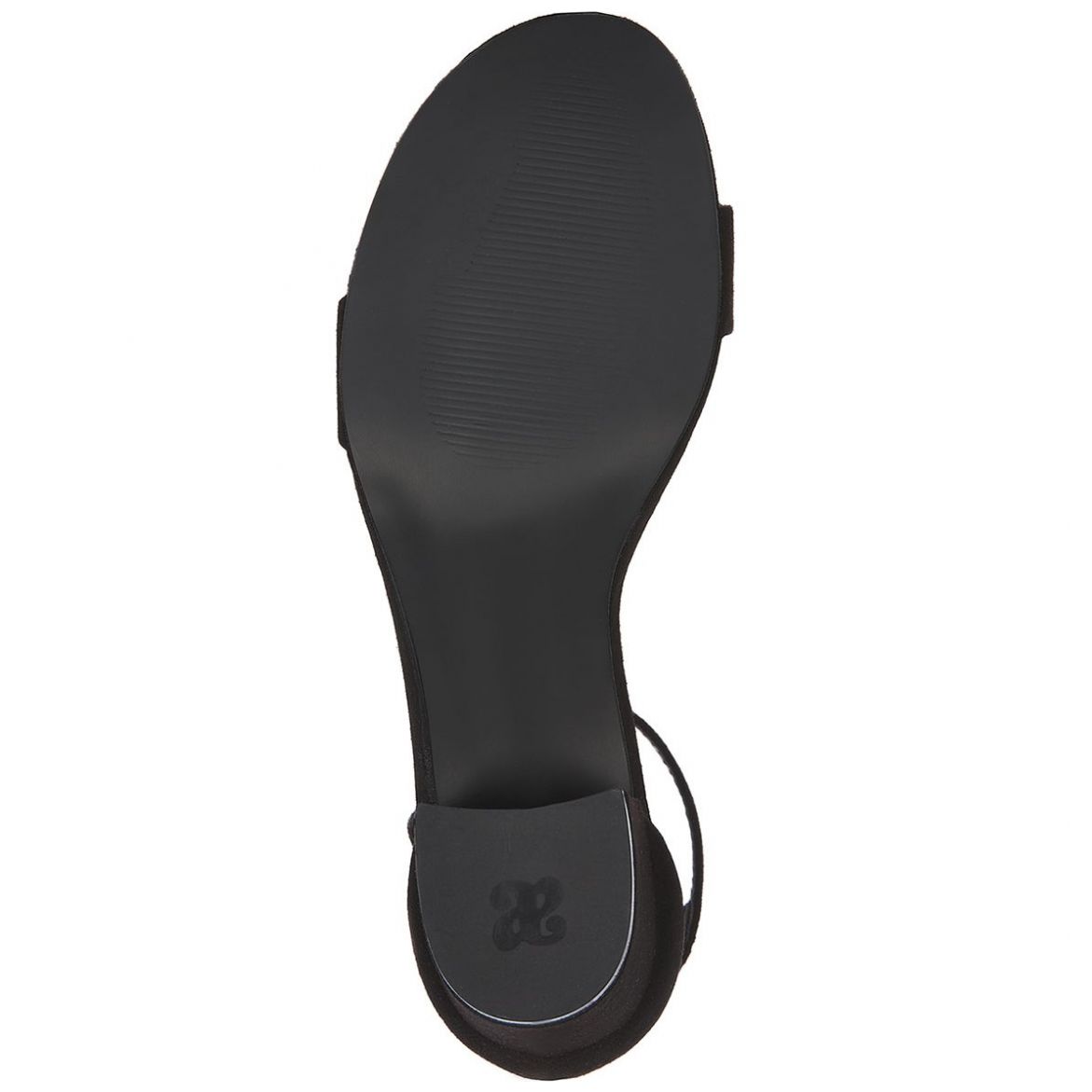 Sandalia Tacón Cuadrado Negro Andrea