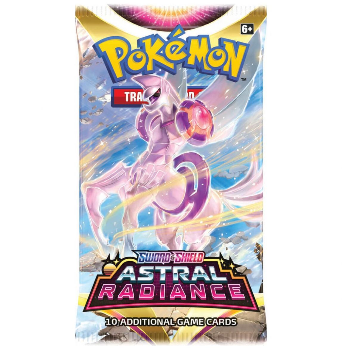 Tarjetas Pokémon Tcg Astral Radiance sobre Booster Pack
