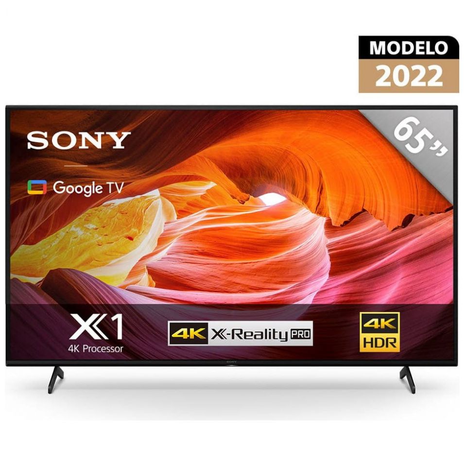 Pantalla Sony 65" 4K Google Tv Kd-65X75K