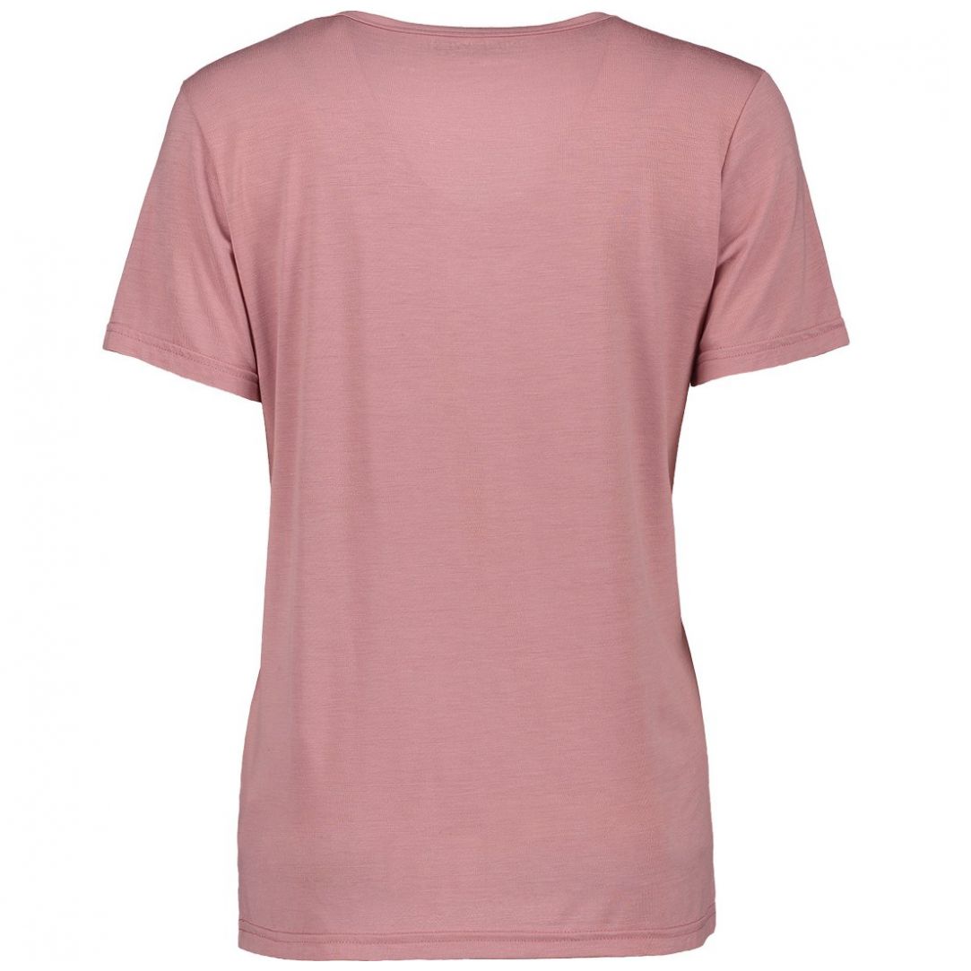 Playera Escote V Manga Corta Estampado Nine West