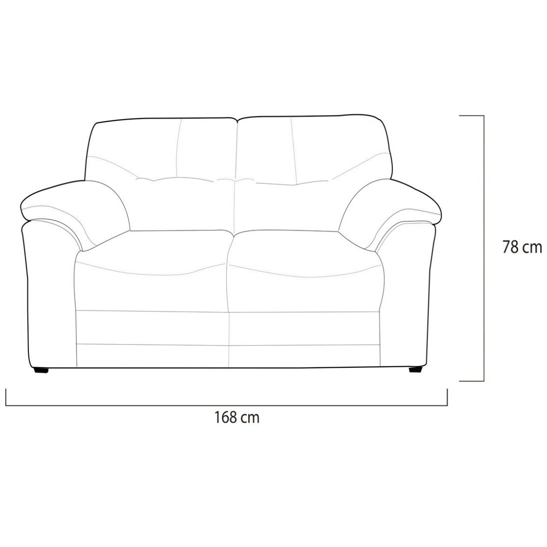Love Seat Grafito Artaban
