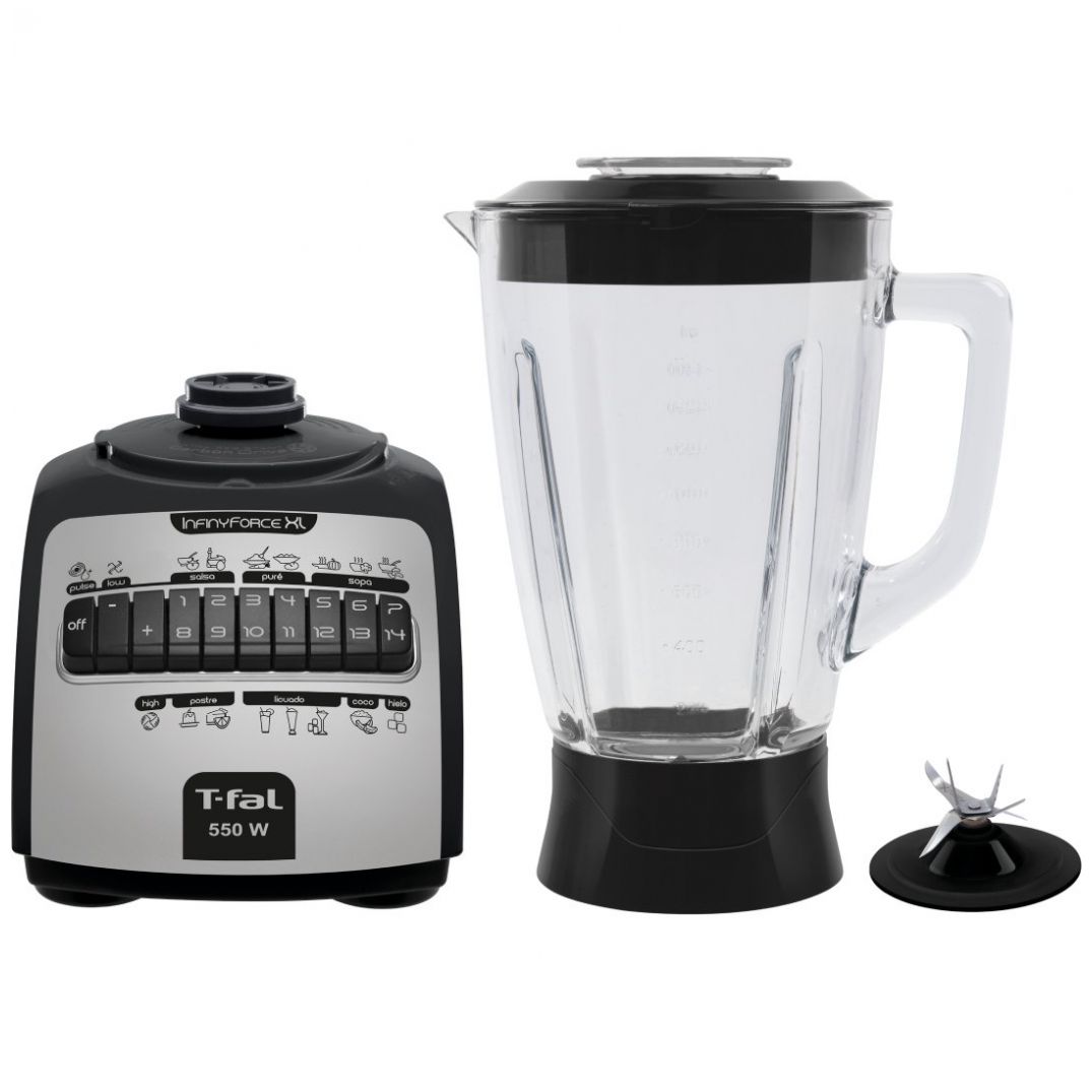 Licuadora Infinyforce Xl 14V Negra T-Fal