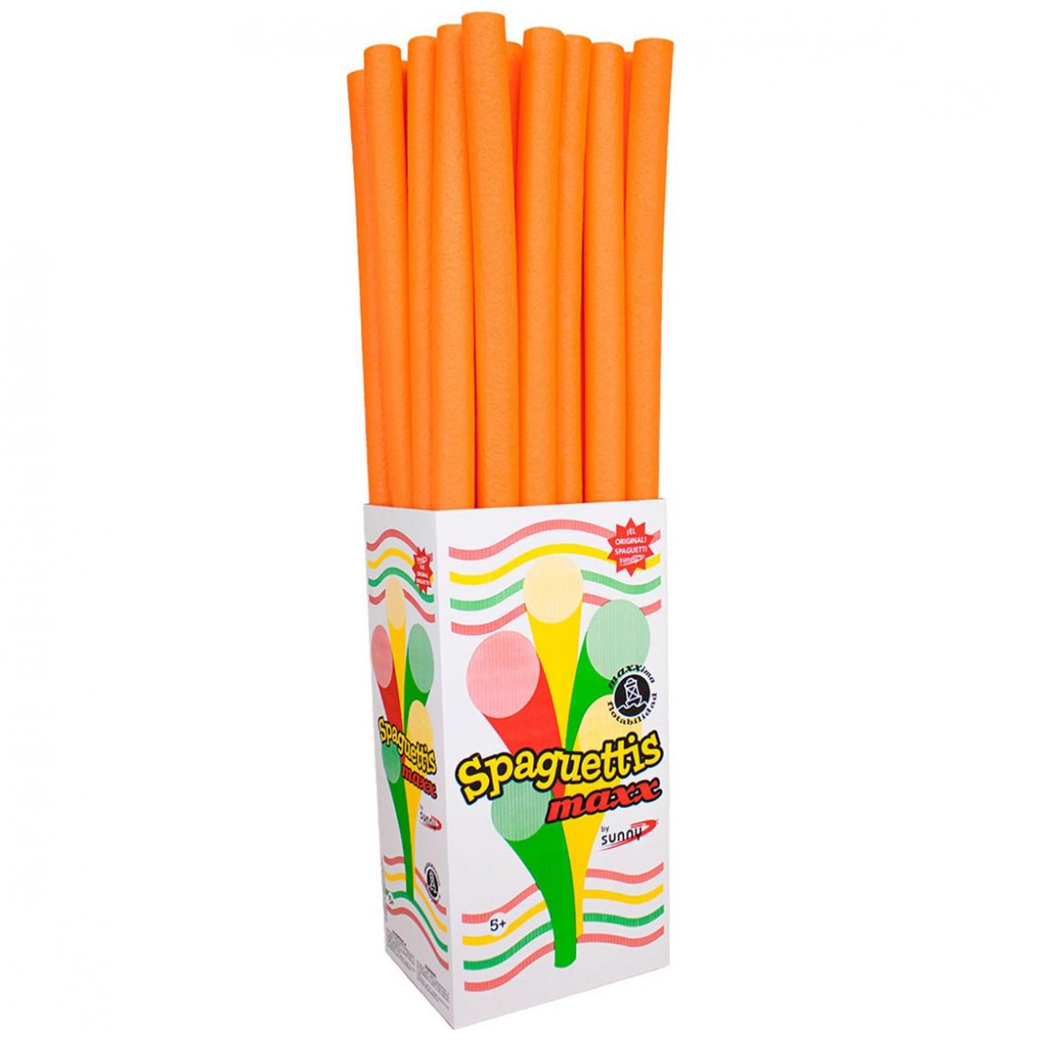 Flotador Naranja Spaguetti para Nadar de 150 Cm