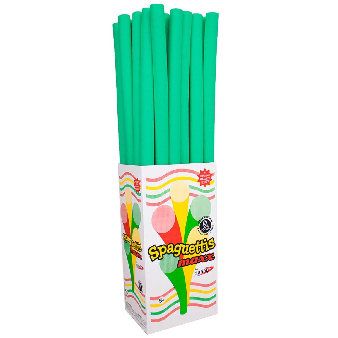 Flotador Verde Spaguetti para Nadar de 150 Cm