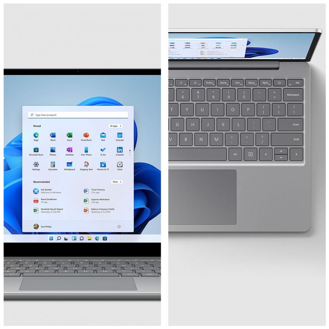 Laptop Microsoft Surface Go 2 12" Intel Core I5/ 8Gb Ram/ 128Gb Ssd Plata