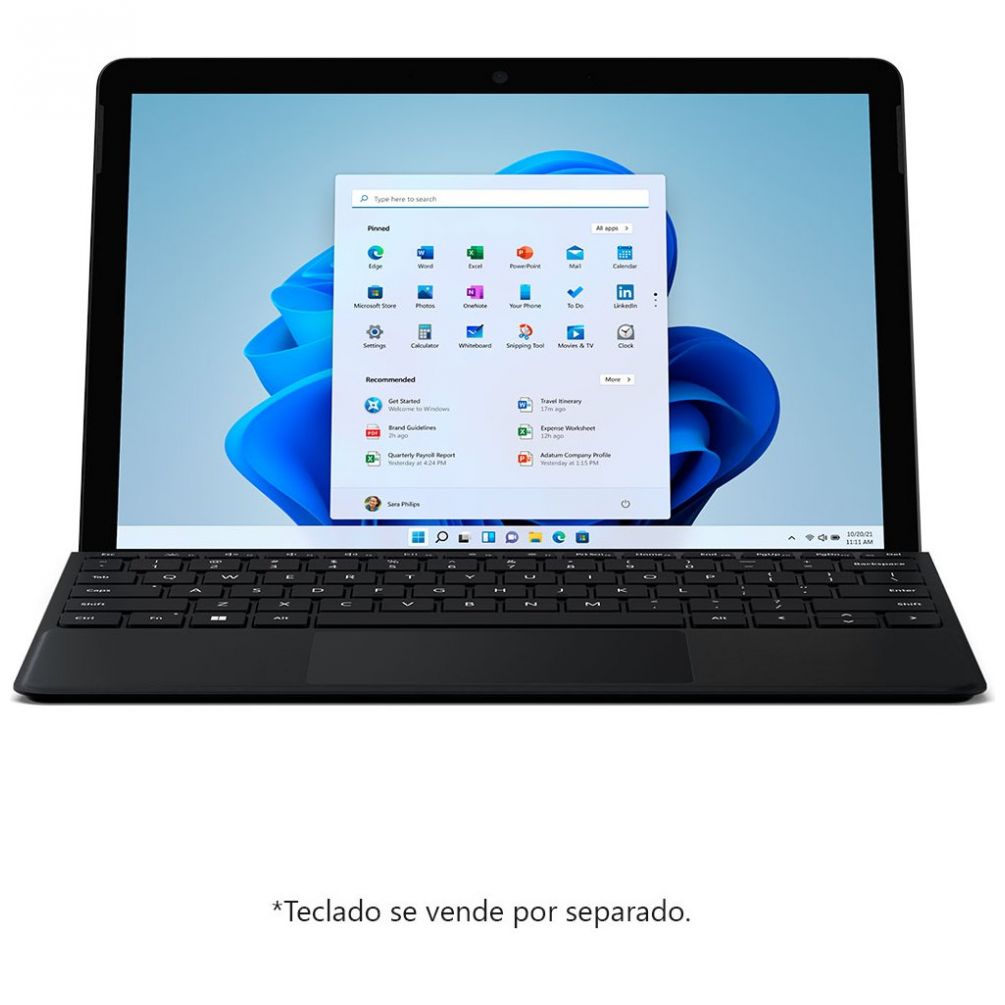 Laptop Microsoft Surface Go 3 10.5" Intel Pentium /8Gb Ram /128Gb Ssd Negra