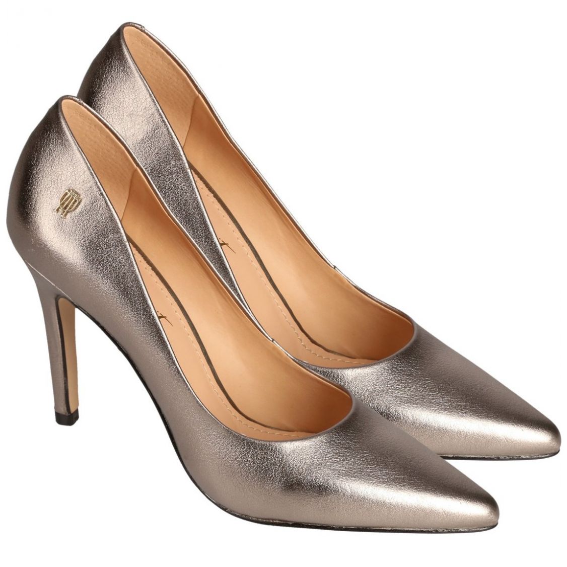 Zapatilla Metálica Plateada Michel Domit
